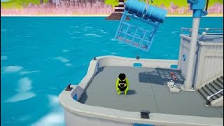 Pelea con tiburónes terminar mal|Gang Beasts