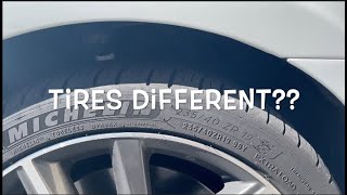 What are staggered wheels ??
