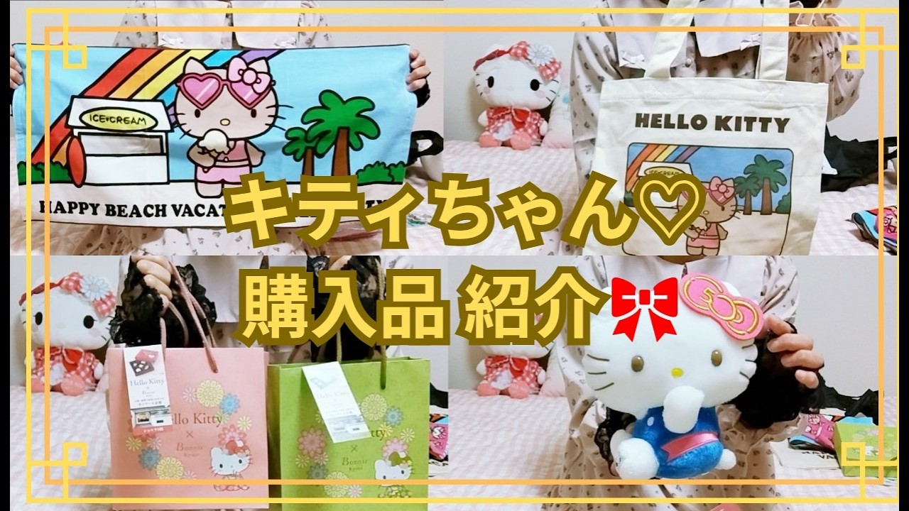 ハンギョドン キティちゃん グッズ おまとめ セット 大量 購入品）日焼けキティちゃんグッズ購入品♡ハッピーセット