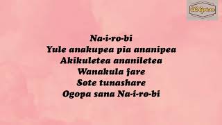 Video thumbnail of "Bensoul - Nairobi ft Sauti Sol, Nviiri the Storyteller, Mejja (Official Lyrics Video)"