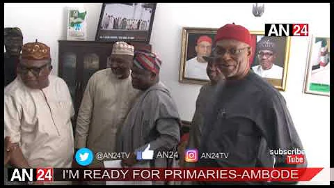 AMBODE TO LAGOS APC: I'M READY FOR SATURDAY'S PRIMARIES