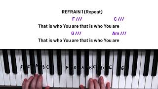 Way Maker (4 Chords Play-Along) - Easy Piano Tutorial in C Major - Leeland | Part 2