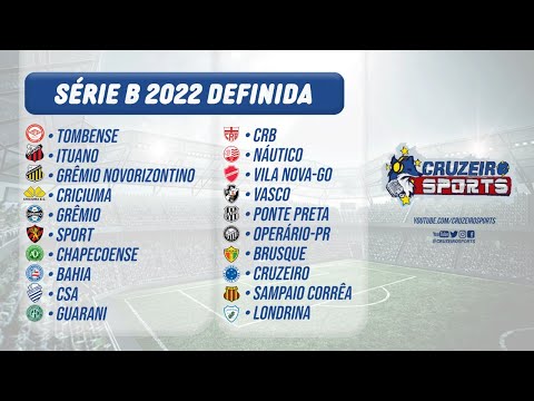 TABELA DA SÉRIE B 2022 - CLASSIFICAÇÃO DA SÉRIE B 2022 - TABELA DO