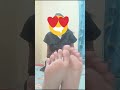 Indian soles feet on bed (black casualwear, red nails) #feet #soles #pedicure