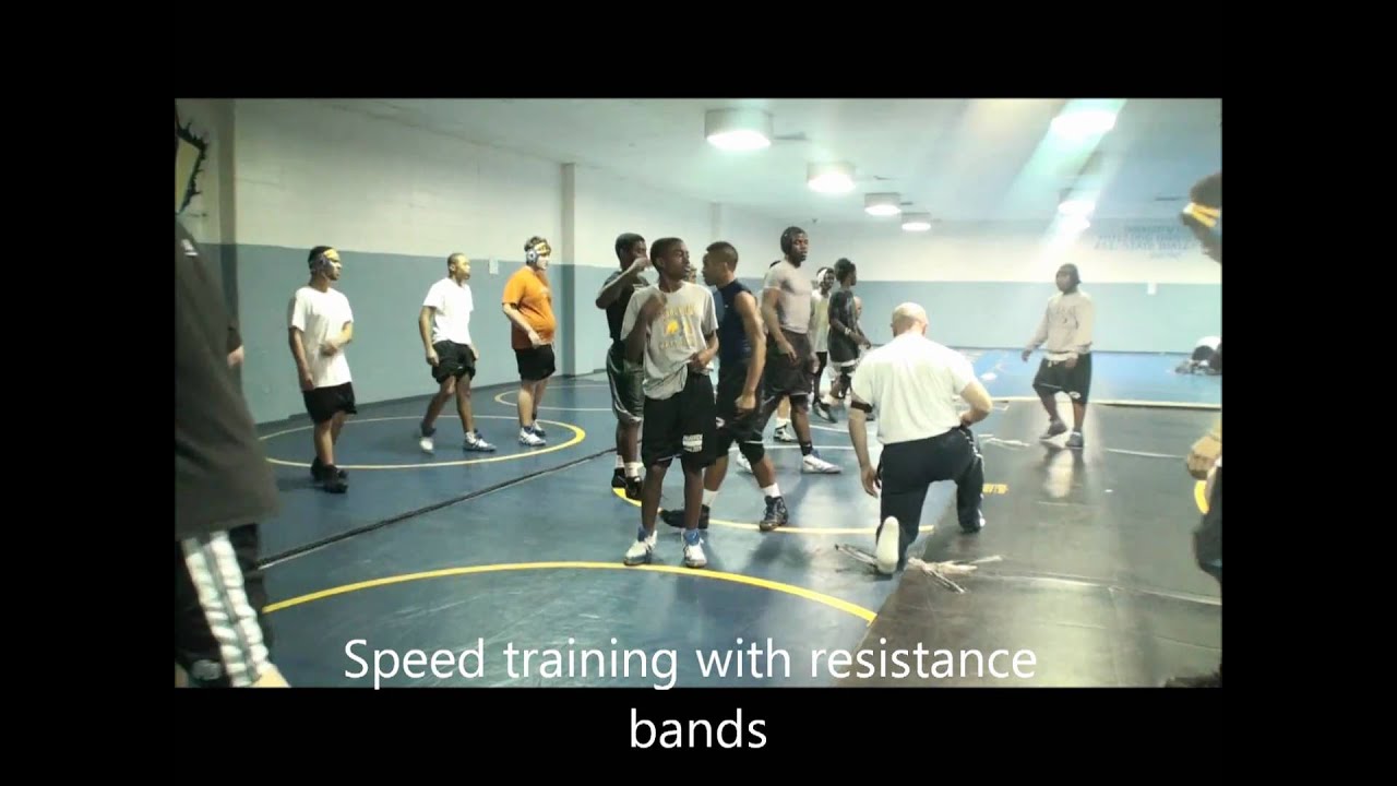 Wrestling strong hips and legs training with resistance bands YouTube