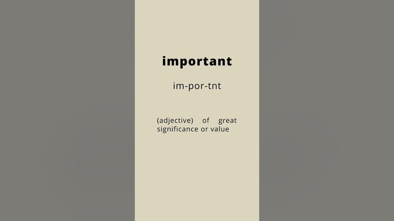 How To Pronounce Important Pronunciation And Meaning YouTube how-to-pronounce-important-pronunciation-and-meaning-youtube
