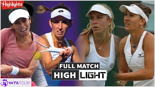 S. Hsieh & E. Mertens vs N. Melichar & E. Perez Full Match Highlights - WTA Indian Wells 2024