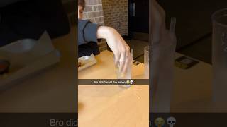 Bro Threw The Lemon  water lemon viral skit fyp