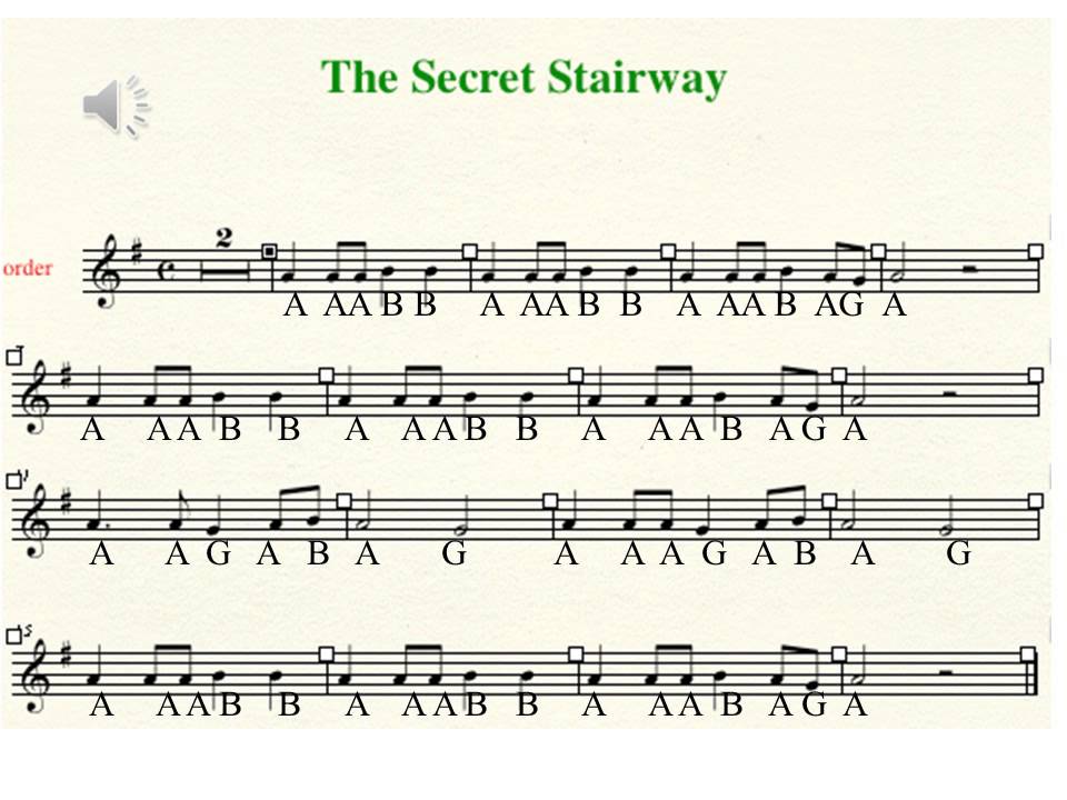 secret stairway youtube stairway to heaven recorder sheet music