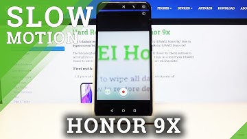 How to Record in Slow Motion in Honor 9x – Use Slow Motion Camera Feature