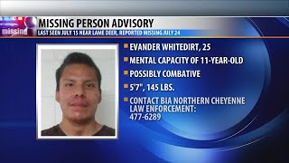 Alert issued for missing 25-year-old Lame Deer man