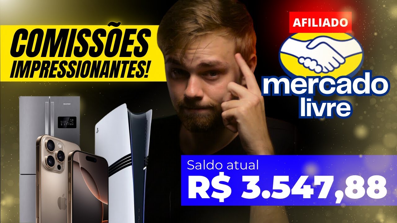 AFILIADO MERCADO LIVRE: GUIA COMPLETO + 8 ESTRATÉGIAS de Divulgação!