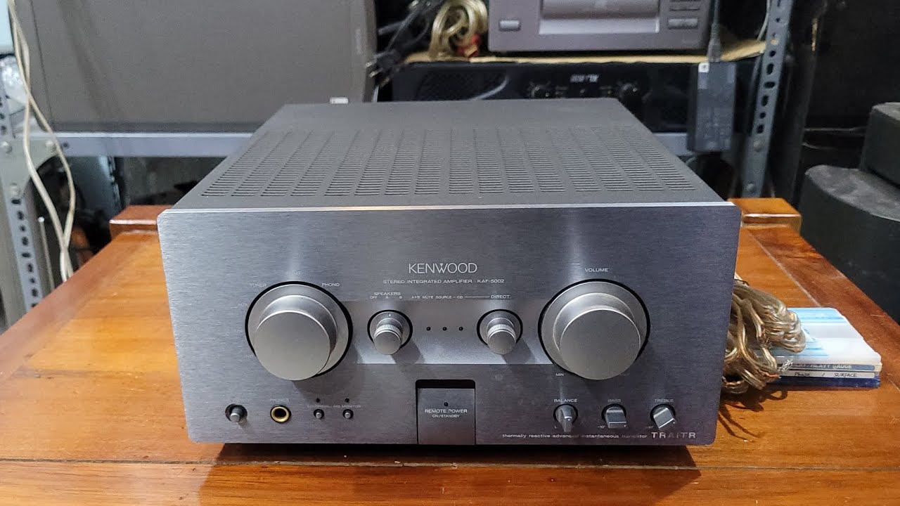Amply kenwood kaf 5002 size 27 mới 99% ghép hợp nhiều loa