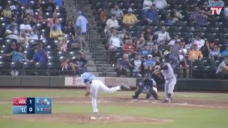 Travelers' Hernandez singles in a run