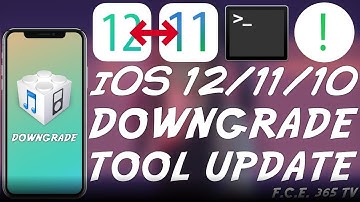 iOS 12 / iOS 11 / iOS 10 DOWNGRADE: "FutureRestore" IMPORTANT UPDATE!