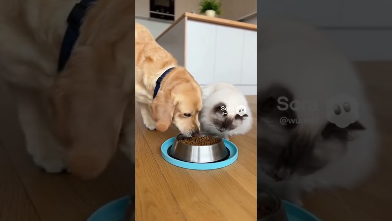 Life with Max & Luna-28: The sneaky kibble snack. 