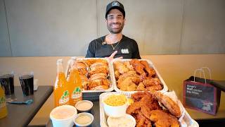 HOTTEST FRIED CHICKEN CHALLENGE IN THE DMV 🔥🐔 // NASHVILLE HOT CHICKEN FEAST @jwebbycaneat
