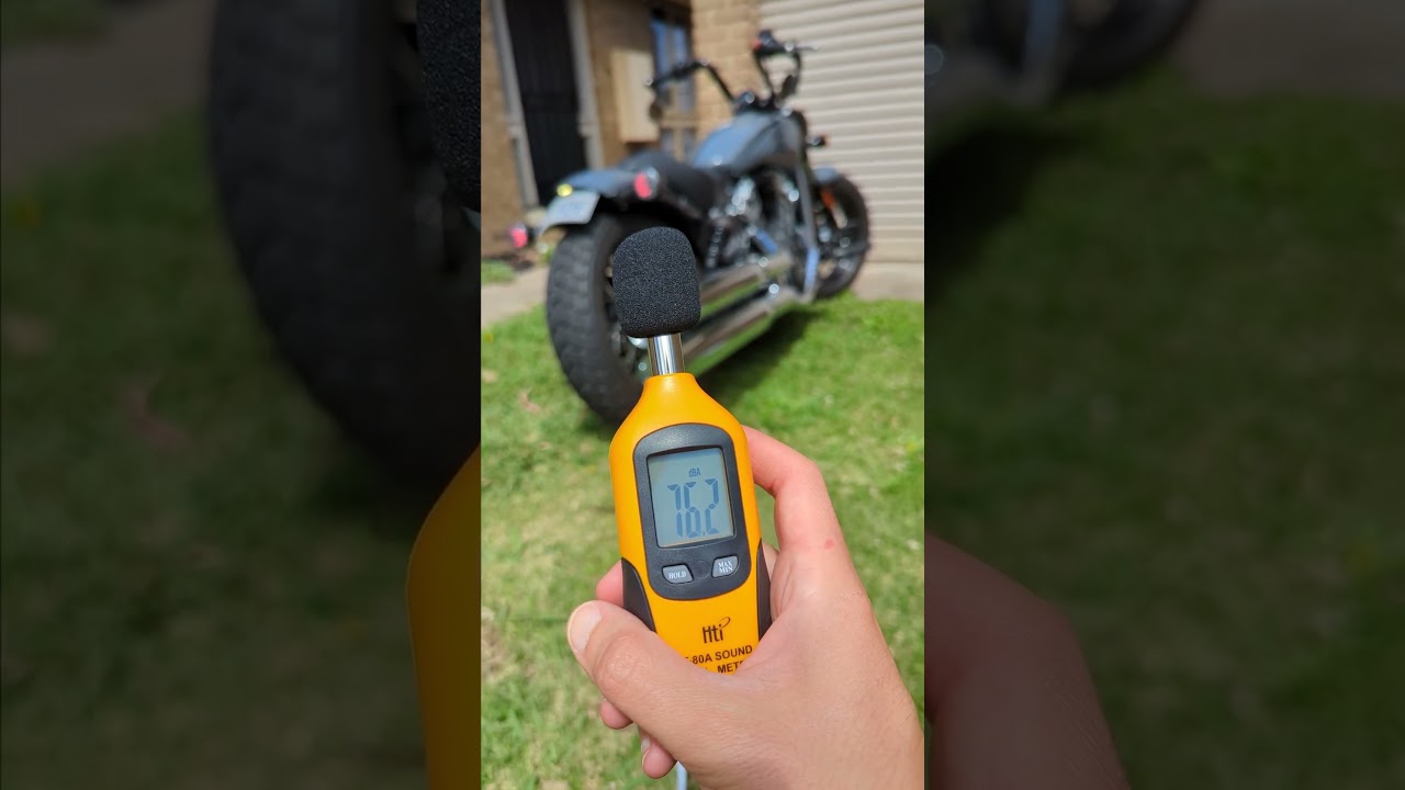 Indian Scout Bobber - Stock Exhaust db Level 