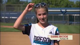 LLWS Softball 2019 Semifinal - North Carolina vs Oregon