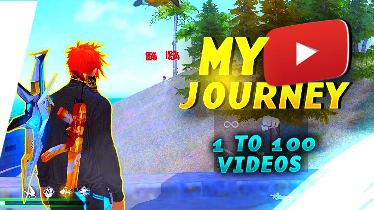 1 To 100 Videos || My YouTube Journey || - Garena Freefire