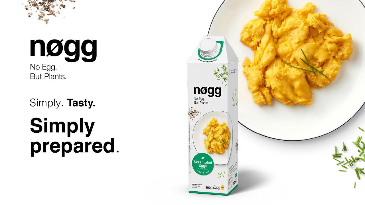 nøgg Scrambled Eggs plant-based, liquid – simply. Without egg.