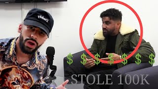 ADAM SALEH'S EX MANAGER STOLE $100K!!!!
