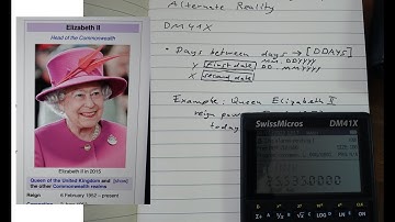 Calculating the number of days between two dates with the SwissMicros DM41X