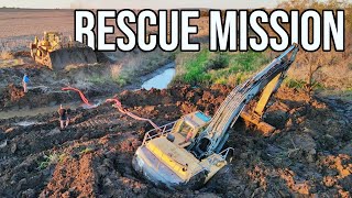 The HARDEST Recovery We Have Done | Bogged | D11 Bulldozer | Vlog 210