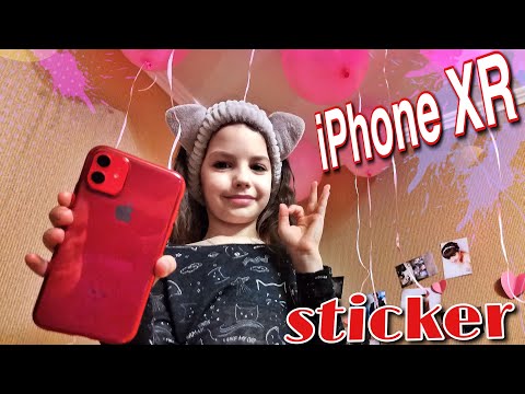iPhone XR to 11 camera sticker. Пранк над МАМОЙ