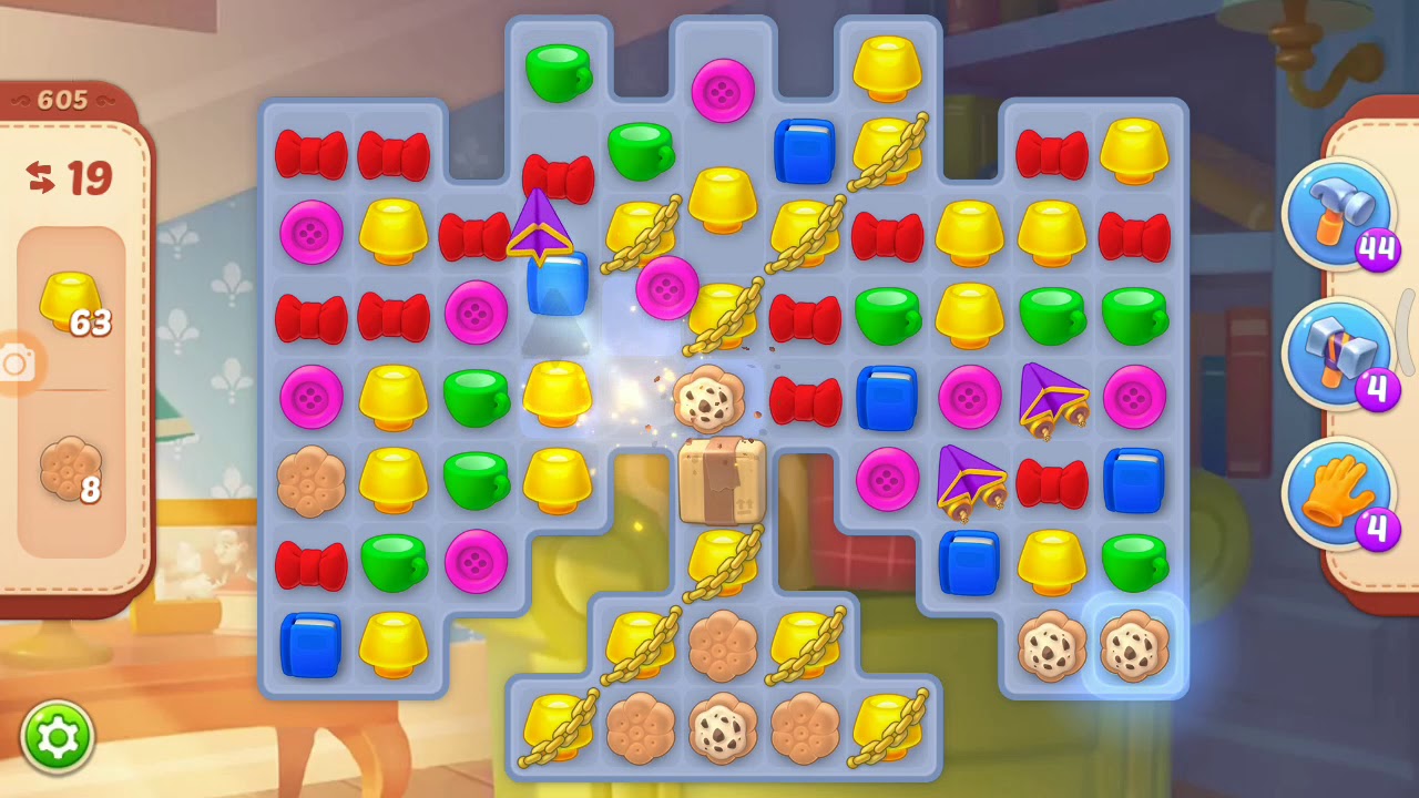 Homescapes Area 4 Day 6 Level 605 YouTube