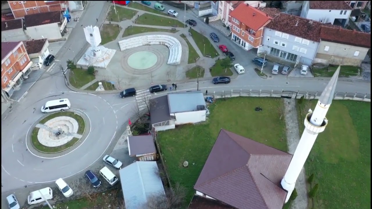 Fshati Zhur, pamje nga droni. Janar 2024