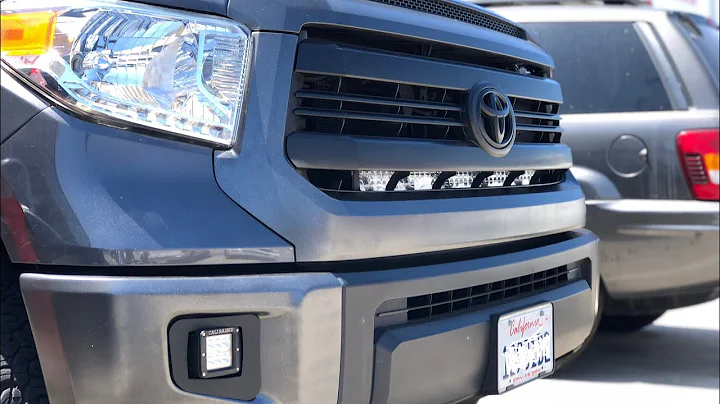 Tundra PLASTI DIP bumper and grille