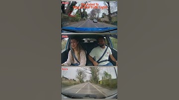 She Failed To STOP on Red Traffic Light! Caught on Camera