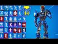 Fortnite Transformers BattleBus doing all Funny Built-In Emotes #transformers