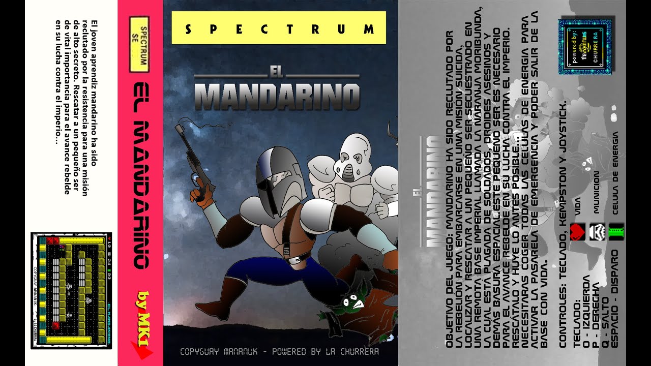 JUEGOS  ZX SPECTRUM EL MANDARINO, PALETO JONES....