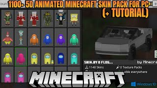 1100+ 5D ANIMATED MINECRAFT SKIN PACK FOR PC I minersrk screenshot 5