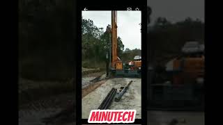 180mm PORTABLE CRAWLER HYDRAULIC DTH ROCK WATER WELL DRILLING RIG / BOREHORE DRILL MACHINE #Shorts