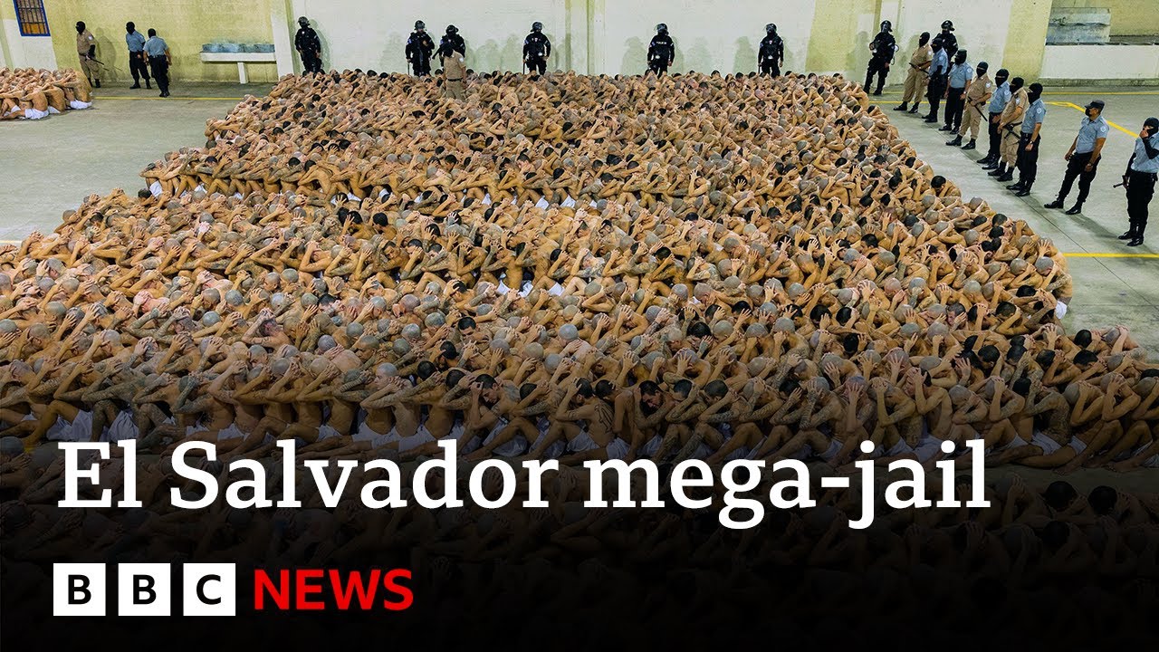 Inside El Salvador’s secretive mega-jail – BBC News