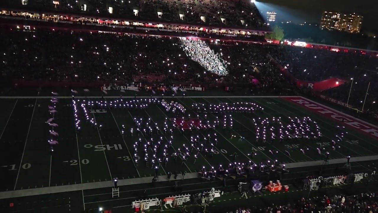 Rutgers Marching Scarlet Knights Halftime Show 27Sept2024 vs Washington.