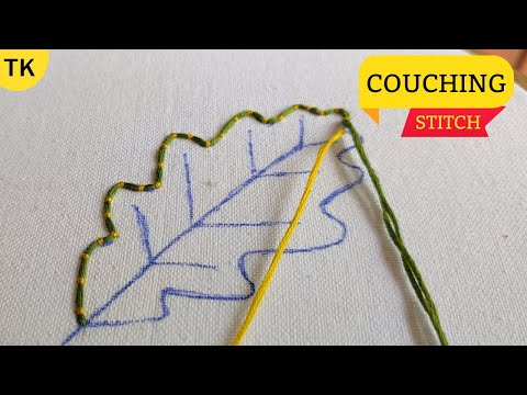 Couching Stitch Embroidery Designs