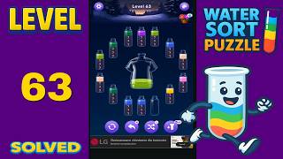 Water Sort – Level 63 | Walkthrough Solution