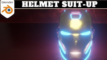 Iron Man HELEMT In Blender #helmet #blender #tonystark #ironman