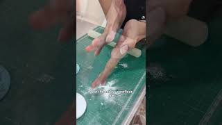 Easiest way to make fondant toppers! #bakerylife #bakingtips #cloudkitchen #ytshorts