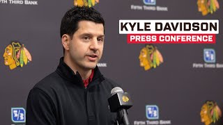 Kyle Davidson speaks ahead of training camp | Chicago Blackhawks