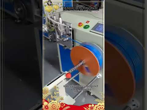 Fully Automatic Cable Wire Winding Coiling and Cutting Tying Machine with Length Measurement