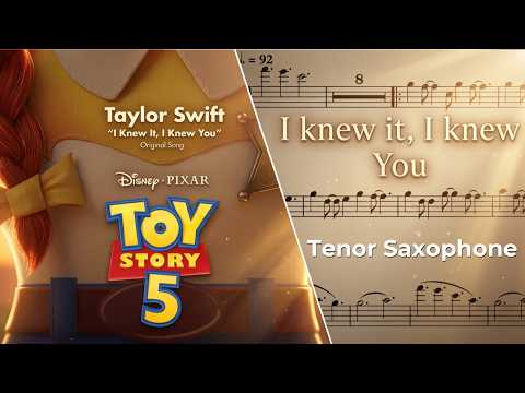 I Knew It, I Knew You (Tenor Sax) - Taylor Swift