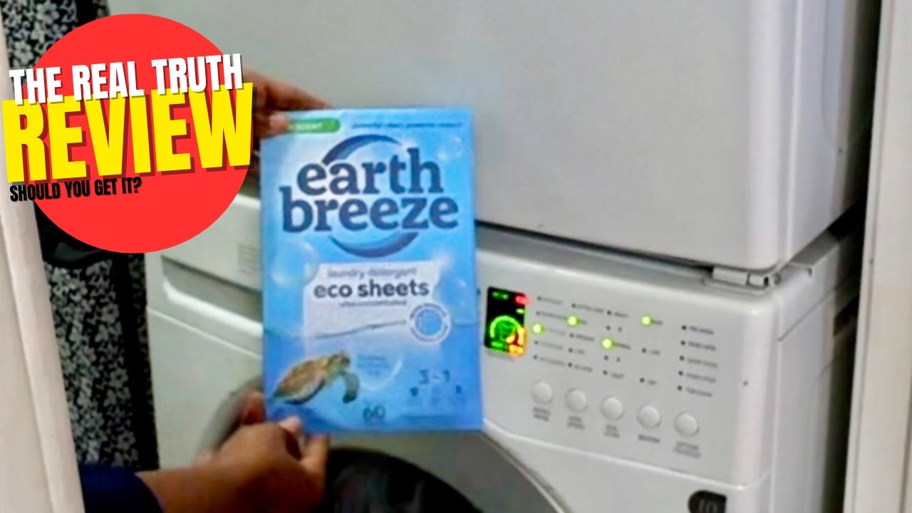 Earth Breeze Laundry Detergent Sheets Fresh Scent - 60 Loads - YouTube