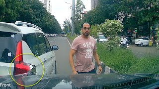 Angry Maruti Driver Attackd On Toyota Fortuner Attempt To Murder Registered After Road Rage