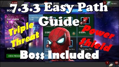 Act 7.3.3 Easy Path & Starky Boss | Power Shield & Triple Threat | Marvel Contest of Champions