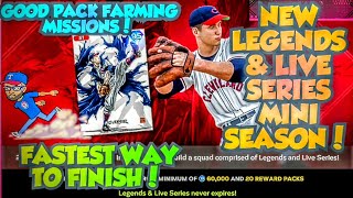*NEW* FASTEST WAY TO COMPLETE NEW LEGENDS & LIVE SERIES MINI SEASON MLB THE SHOW 24 DIAMOND DYNASTY!